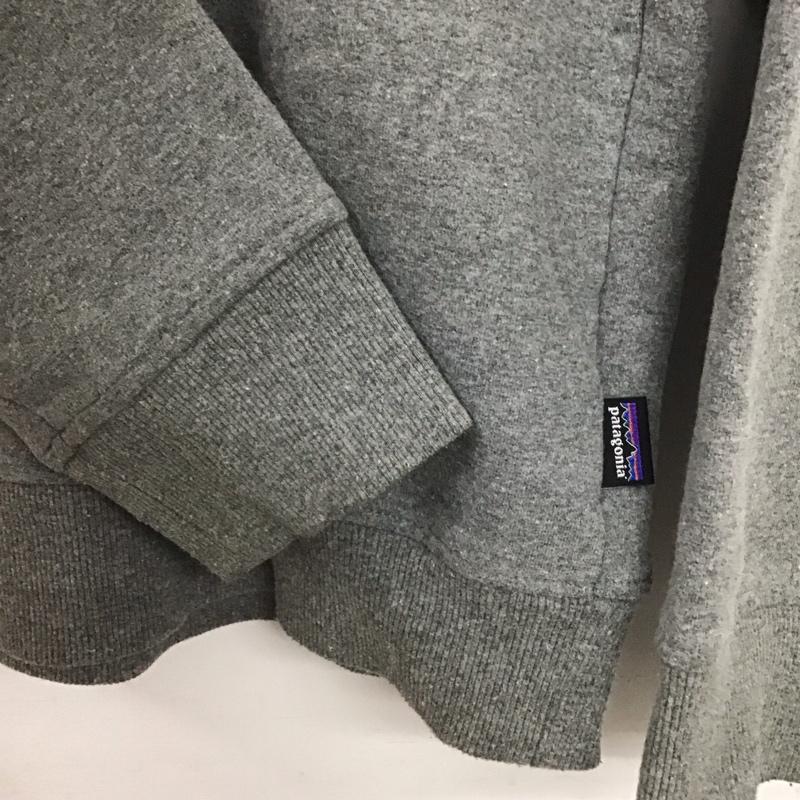 パタゴニア patagonia トレーナー 長袖 長袖トレーナー スウェット クルーネック プルオーバー S プリント 灰 / グレー /  メンズ USED 古着 中古 10145025