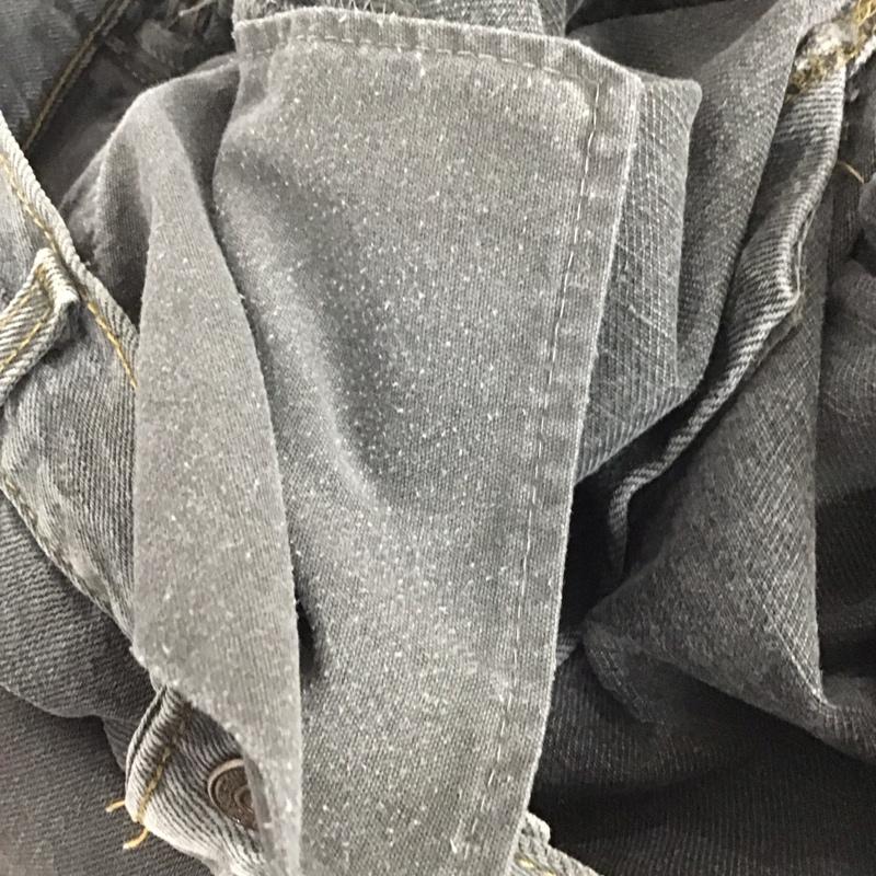 リーバイストラウスアンドコー Levi Strauss & co. パンツ デニム、ジーンズ デニムパンツ ワイドパンツ カジュアルパンツ 35インチ ダメージ加工 黒 / ブラック /  メンズ USED 古着 中古 10137241