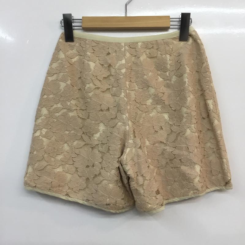 ナノユニバース nano・universe パンツ ショートパンツ レース S レース柄 ベージュ / ベージュ /  レディース USED 古着 中古 10048501