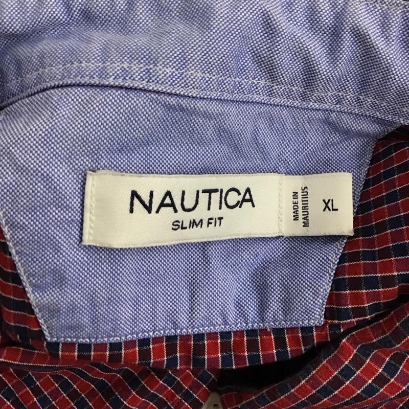 ノーティカ NAUTICA シャツ、ブラウス 長袖 長袖シャツ チェックシャツ カラーシャツ ボタンダウンシャツ XL チェック マルチカラー / マルチカラー /  メンズ USED 古着 中古 10125071