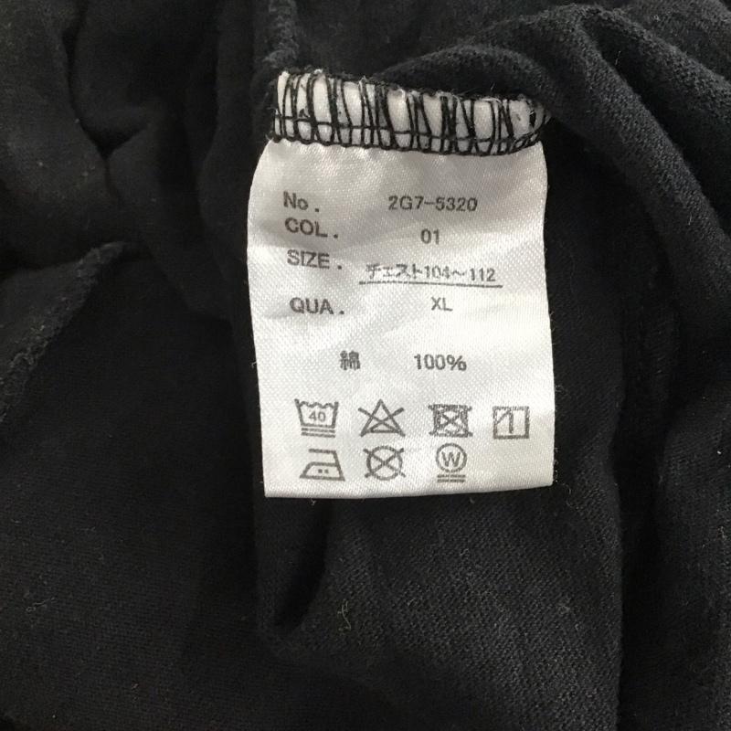 マーク・ゴンザレス Mark Gonzales カットソー 長袖 長袖カットソー プリントカットソー クルーネック XL プリント 黒 / ブラック /  メンズ USED 古着 中古 10142355