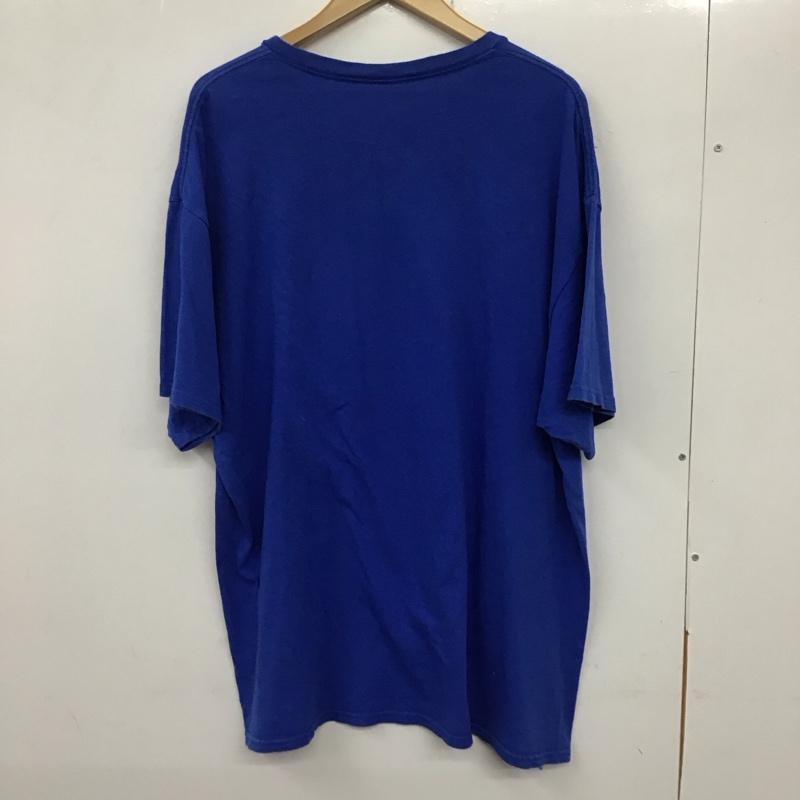 古着 USED Tシャツ 半袖 XXL プリント X ロゴ、文字 青 / ブルー /  メンズ USED 古着 中古 10134610