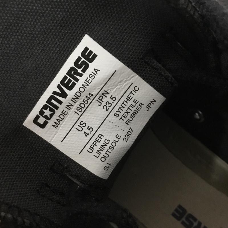コンバース CONVERSE スニーカー スニーカー 1SD544 ALL STAR R TREKWAVE SL SHIN-HI 23.5cm 厚底 23.5cm ロゴ、文字 黒 / ブラック /  レディース USED 古着 中古 10148635