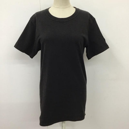 チャンピオン Champion Tシャツ 半袖 半袖カットソー プリントTシャツ クルーネックカットソー S ロゴ、文字 黒 / ブラック /  レディース USED 古着 中古 10116315