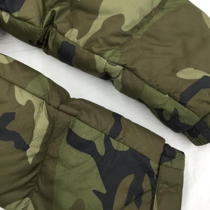 ザノースフェイス THE NORTH FACE ジャケット、上着 ダウンジャケット ND91842　Novelty Nuptse Jacket ヌプシ　ジャケット L カモフラージュ柄・迷彩 黒 / ブラック / X 緑 / グリーン /  メンズ USED 古着 中古 10120964