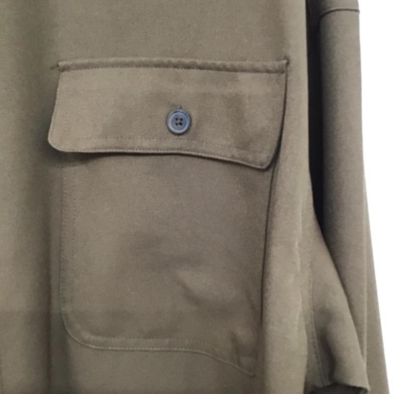 ニコアンド niko and... シャツ、ブラウス 長袖 ST95CA02SM ウーリッシュフラノCPOシャツ 無地 茶 / ブラウン /  レディース USED 古着 中古 10132788