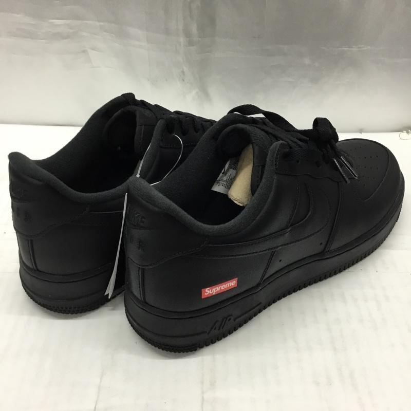 ナイキ NIKE スニーカー スニーカー CU9225-001 AIR FORCE 1 LOW Supreme 28cm 箱有 28.0cm ロゴ、文字 黒 / ブラック /  メンズ USED 古着 中古 10114720