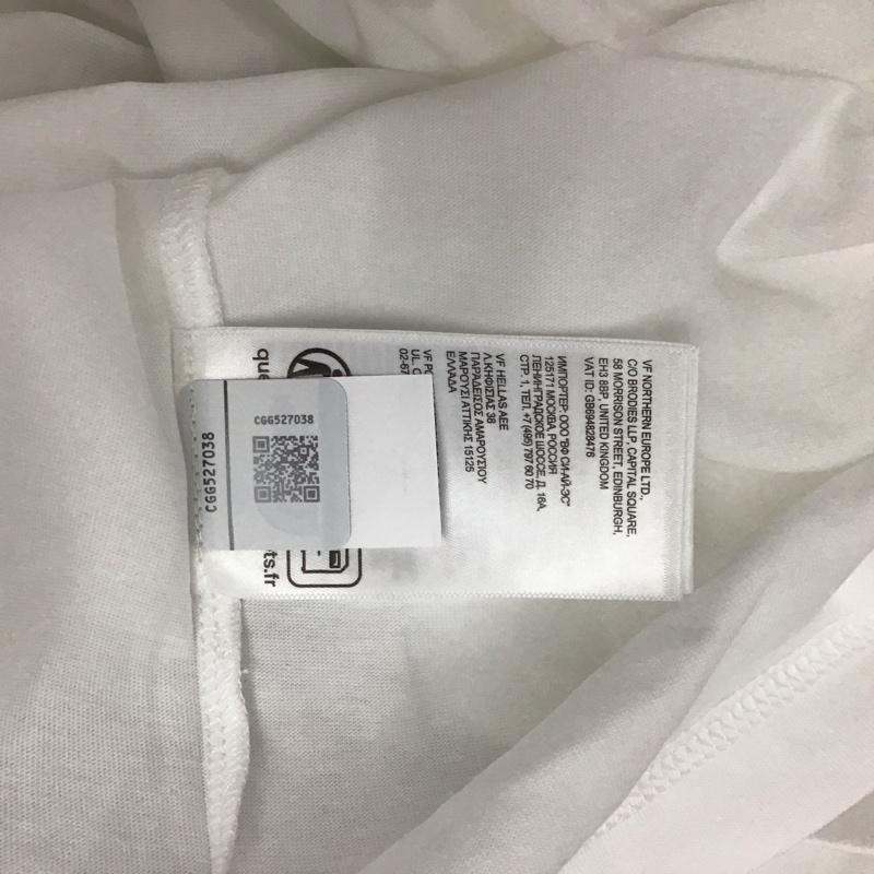 ザノースフェイス THE NORTH FACE Tシャツ 半袖 NF0A87NPFN4 XL ロゴ、文字 X プリント 白 / ホワイト / X 赤 / レッド /  メンズ USED 古着 中古 10132543