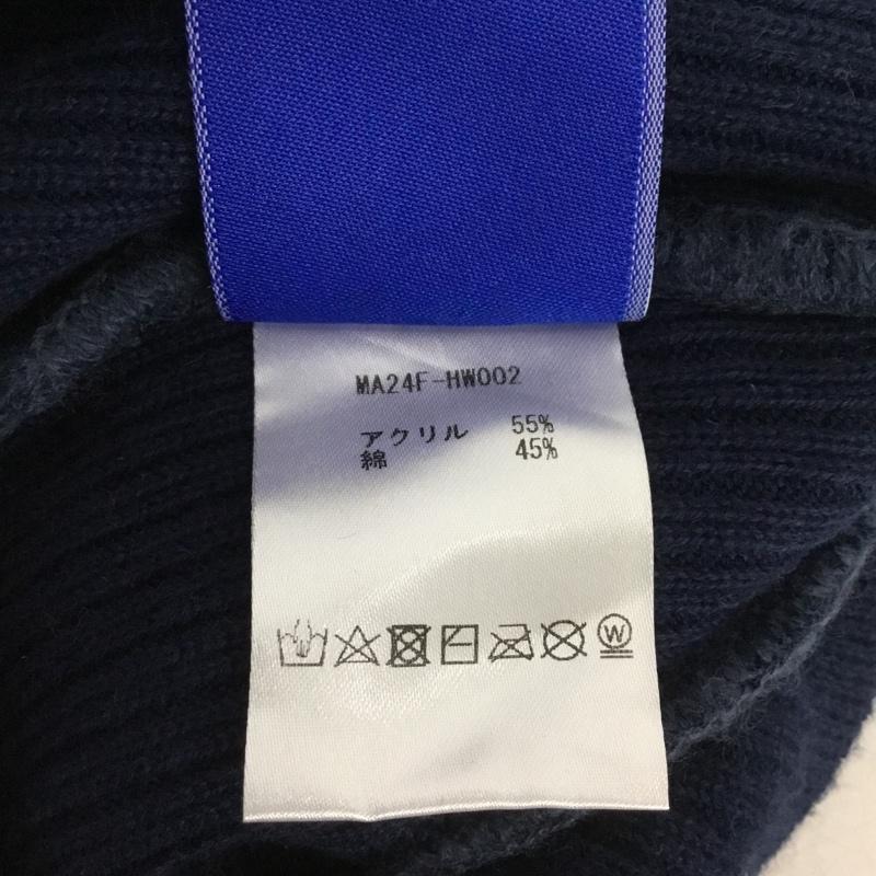 アトモス atmos 帽子 ニット帽 MA24F-HW002 UMBRO ニットビーニー ロゴ、文字 紺 / ネイビー /  メンズ USED 古着 中古 10144293