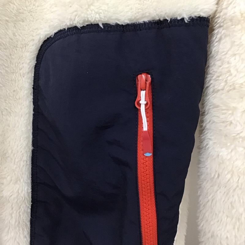 チャムス CHUMS トレーナー 長袖 CH14-1231 エルモフリースクルートップ Elmo Fleece Crew Top L 無地 白 / ホワイト / X 紺 / ネイビー /  レディース USED 古着 中古 10132215