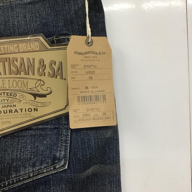 ステュディオ・ダ・ルチザン STUDIO D ARTISAN パンツ デニム、ジーンズ d1871u G3大戦ジーンズ デニムパンツ 36 無地 インディゴ / インディゴ /  メンズ USED 古着 中古 10139022