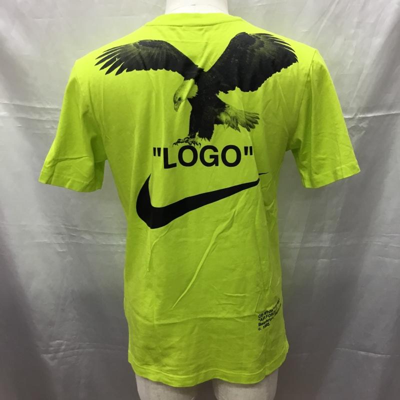ナイキ NIKE Tシャツ 半袖 BQ0827-389 18AW NRG A6 Tuxedo T-Shirt S プリント 黄緑 / イエローグリーン /  メンズ USED 古着 中古 10113432