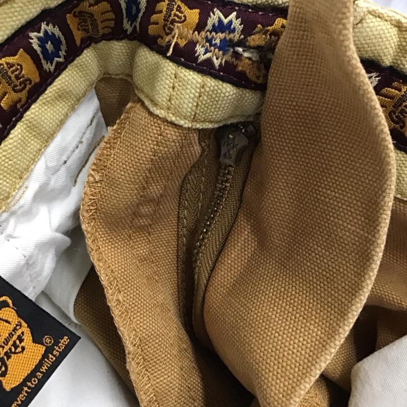 グリップスワニー GRIP SWANY パンツ ワークパンツ、ペインターパンツ GSP-11 L ロゴ、文字 ベージュ / ベージュ /  メンズ USED 古着 中古 10122161