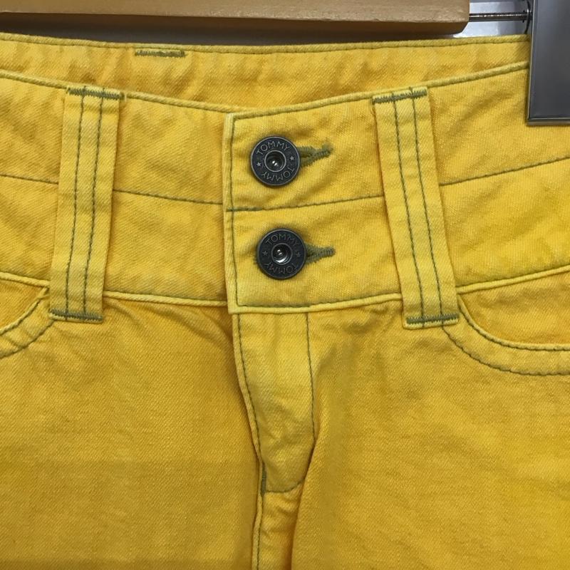 トミーガール tommy girl スカート ミニスカート S 無地 黄 / イエロー /  レディース USED 古着 中古 10146290