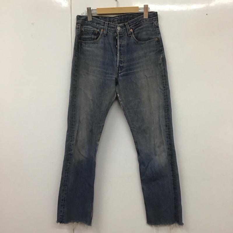 リーバイストラウスアンドコー Levi Strauss & co. パンツ デニム、ジーンズ デニムパンツ ワイドパンツ カジュアルパンツ 31インチ 無地 インディゴ / インディゴ /  メンズ USED 古着 中古 10129514