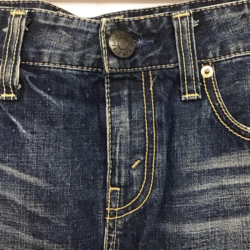 リーバイス Levi s スカート ミニスカート デニムスカート L 無地 インディゴ / インディゴ /  レディース USED 古着 中古 10144257