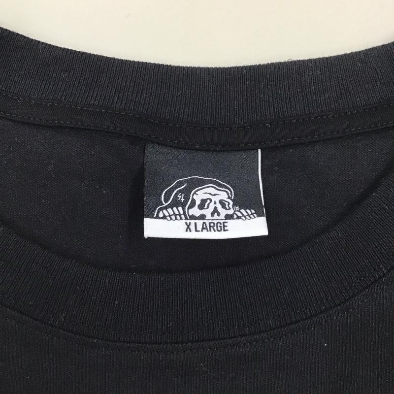 ラーキングクラス LURKING CLASS カットソー 長袖 長袖カットソー クルーネックカットソー ロングスリーブカットソー プリントTシャツ XL プリント 白 / ホワイト / X 黒 / ブラック /  メンズ USED 古着 中古 10113196