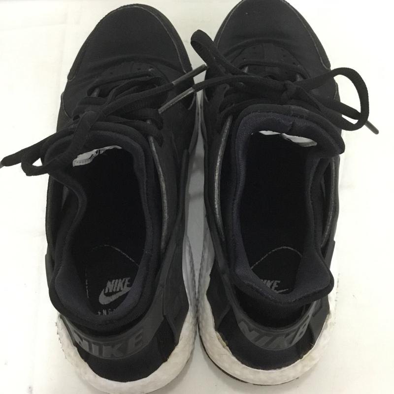 ナイキ NIKE スニーカー スニーカー 634835-006 WMNS AIR HUARACHE RUN エアハラチ 24.5cm 24.5cm ロゴ、文字 黒 / ブラック / X 白 / ホワイト /  レディース USED 古着 中古 10133896