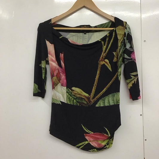 ヴィヴィアンウエストウッド Vivienne Westwood カットソー 七分袖 M  黒 / ブラック /  レディース USED 古着 中古 10144024