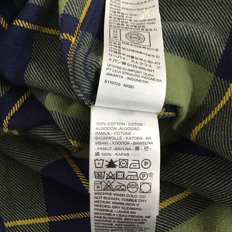 リーバイス Levi s シャツ、ブラウス 長袖 M チェック マルチカラー / マルチカラー /  メンズ USED 古着 中古 10119740