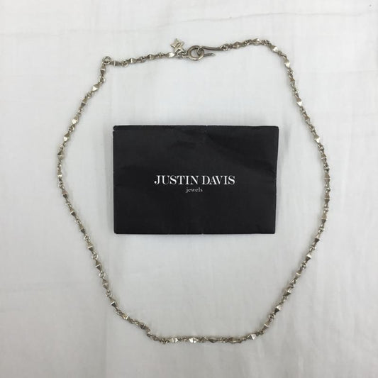ジャスティンディヴィス JUSTIN DAVIS アクセサリー ネックレス、ペンダント SNJ213 SILVER925 CURIO チェーン ロゴ、文字 銀 / シルバー /  メンズ USED 古着 中古 10136320