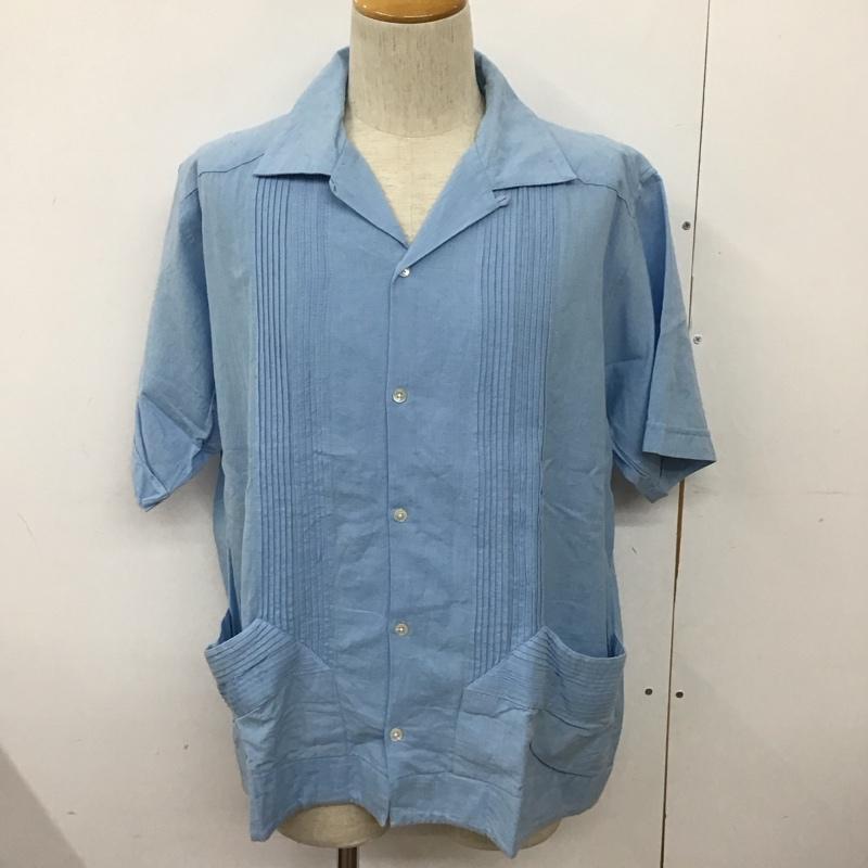 フリークスストア FREAK S STORE シャツ、ブラウス 半袖 M 無地 水色 / ライトブルー /  メンズ USED 古着 中古 10128315