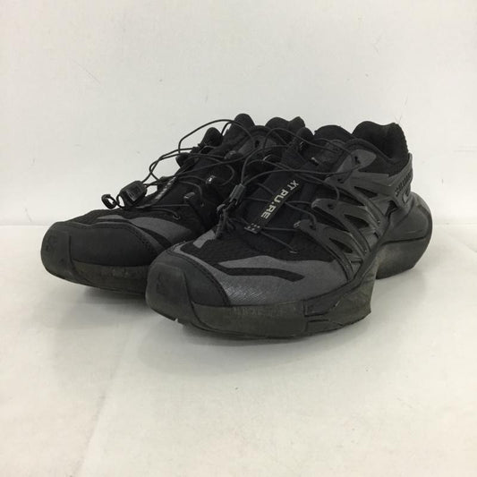 サロモン SALOMON スニーカー スニーカー 187982 XT.PU.RE ADVANCED 27cm 27.0cm ロゴ、文字 黒 / ブラック /  メンズ USED 古着 中古 10147561