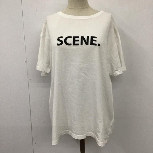 ジャーナルスタンダード レリューム JOURNAL STANDARD relume Tシャツ 半袖 FREE ロゴ、文字 白 / ホワイト /  レディース USED 古着 中古 10114909
