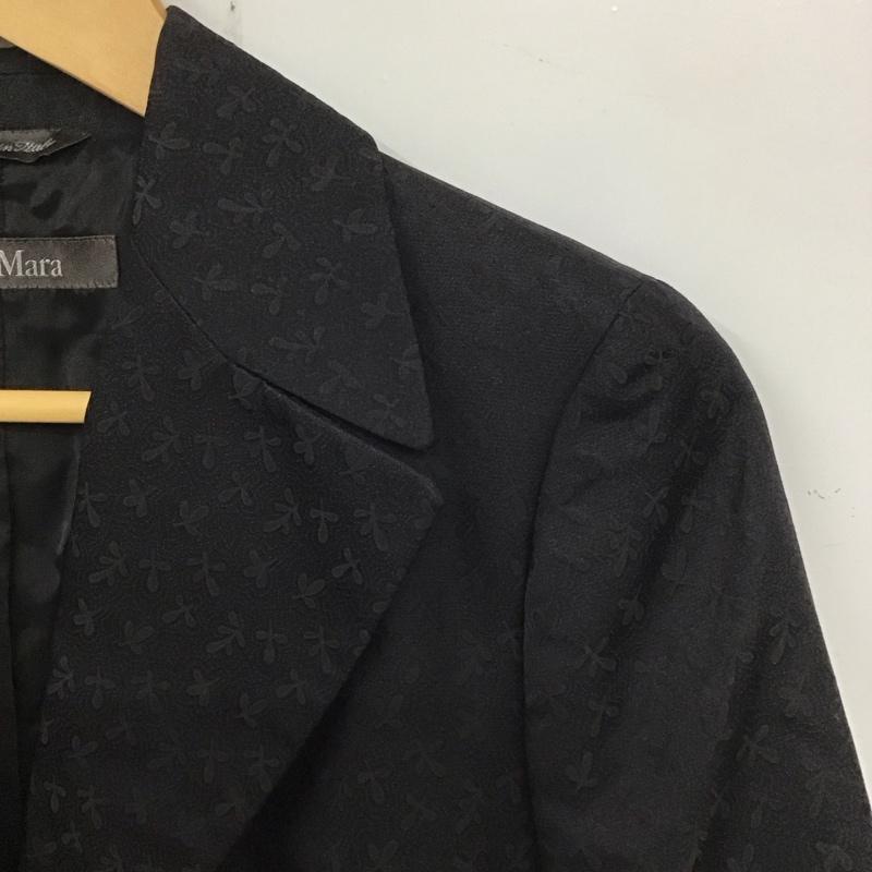 マックスマーラ Max Mara ジャケット、上着 ジャケット、ブレザー 総柄 黒 / ブラック /  レディース USED 古着 中古 10136843