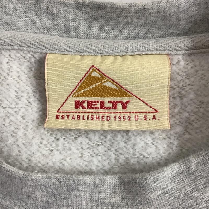 ケルティ KELTY トレーナー 長袖 FS-FW22-015 FREAK S STORE 別注 ラウンド 裏起毛 スウェット FREE ロゴ、文字 灰 / グレー /  レディース USED 古着 中古 10124972