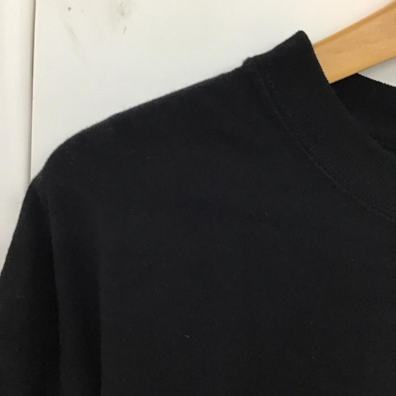 エロスティカ EROSTiKA Tシャツ 長袖 RAW LIFE MAKE ME GOOD ロンT スリーブロゴ XL プリント 黒 / ブラック /  メンズ USED 古着 中古 10123396