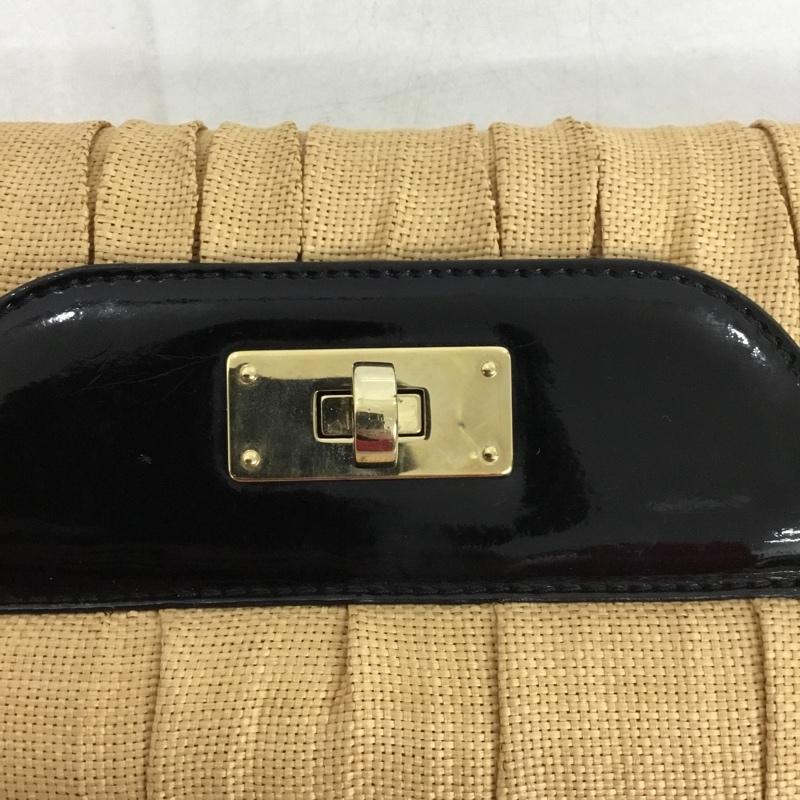 エンポリオアルマーニ EMPORIO ARMANI クラッチバッグ、パーティバッグ クラッチバッグ、パーティバッグ 無地 ベージュ / ベージュ / X 黒 / ブラック /  レディース USED 古着 中古 10148453