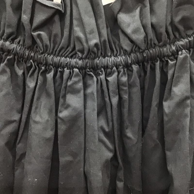 ザラ ZARA スカート ロングスカート 7901 951 800 ギャザー S 無地 黒 / ブラック /  レディース USED 古着 中古 10118441