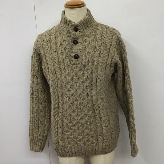 エルエルビーン L.L.Bean ニット、セーター 長袖 長袖ニット 長袖カットソー リブニット セーター S  茶 / ブラウン /  メンズ USED 古着 中古 10112109