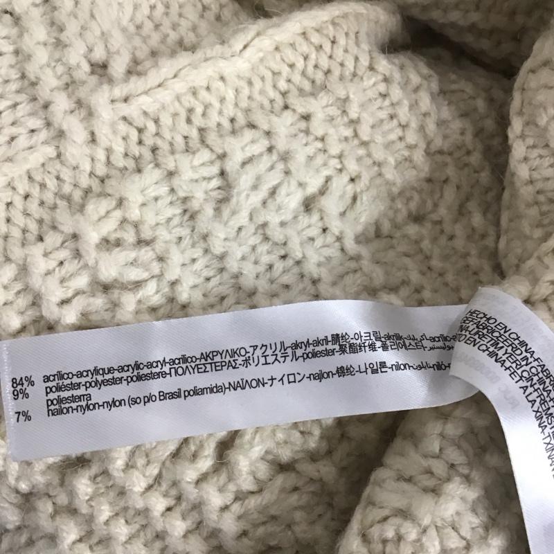ザラ ZARA ニット、セーター 長袖 S 無地 アイボリー / アイボリー /  レディース USED 古着 中古 10139857