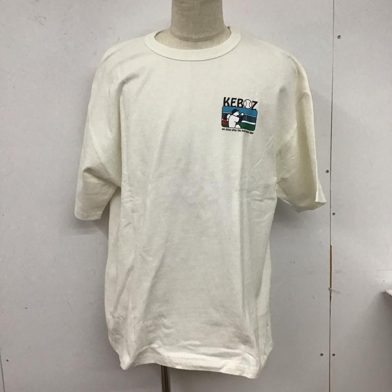 ケボズ KEBOZ Tシャツ 半袖 KBZSS23SS103 L プリント 白 / ホワイト /  メンズ USED 古着 中古 10125013