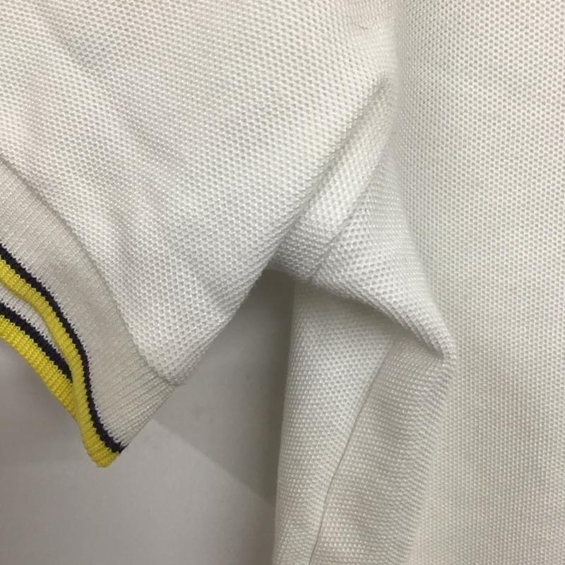 ポロゴルフラルフローレン POLOGOLF ポロシャツ 半袖 半袖ポロシャツ カラーシャツ 半袖カットソー L ロゴ、文字 白 / ホワイト /  メンズ USED 古着 中古 10141861