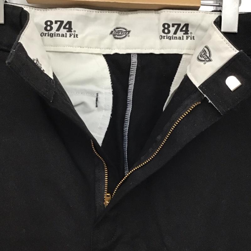 ディッキーズ Dickies パンツ ワークパンツ、ペインターパンツ 36 無地 黒 / ブラック /  メンズ USED 古着 中古 10146828