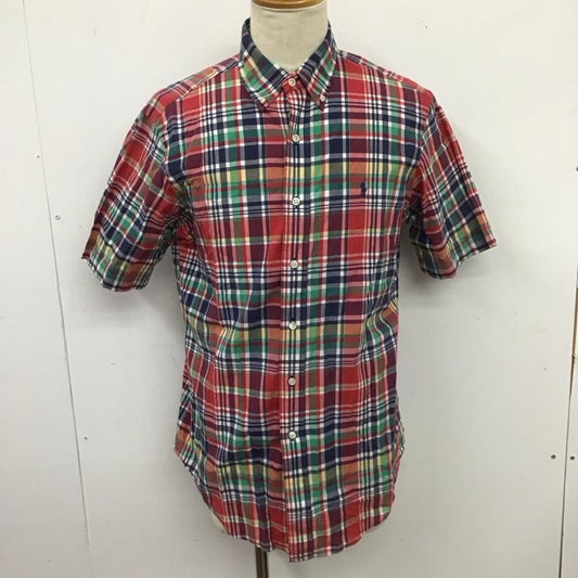 ラルフローレン RALPHLAUREN シャツ、ブラウス 半袖 ボタンダウン チェック コットン M ワンポイント マルチカラー / マルチカラー /  メンズ USED 古着 中古 10123009