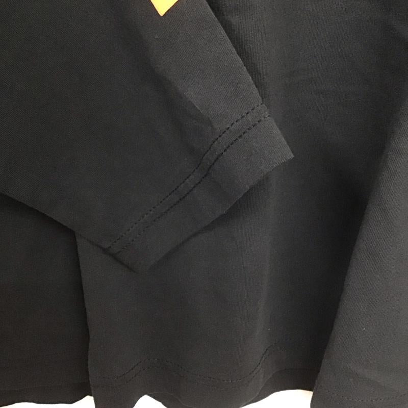 ディーゼル DIESEL Tシャツ 長袖 長袖カットソー 無地カットソー クルーネック L 無地 黒 / ブラック /  メンズ USED 古着 中古 10138964
