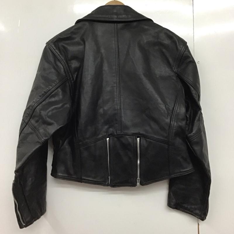 ショット schott ジャケット、上着 ジャケット、ブレザー レザージャケット ジップアップジャケット アウター 古着 90s 無地 黒 / ブラック /  メンズ USED 古着 中古 10144450