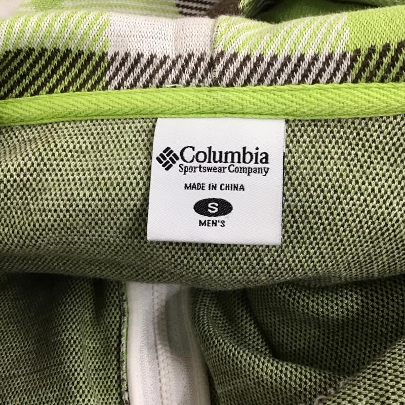 コロンビア Columbia パーカー 長袖 ジップパーカー S ロゴ、文字 X チェック マルチカラー / マルチカラー /  メンズ USED 古着 中古 10124441
