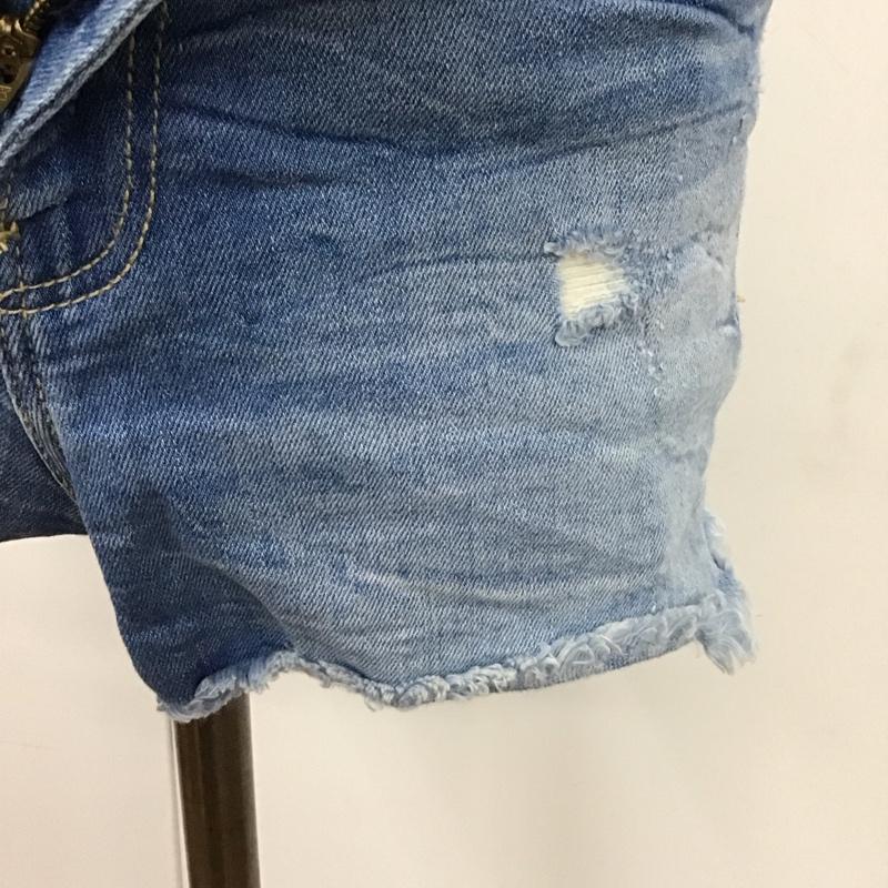 ザラ ZARA パンツ ショートパンツ ホットパンツ デニムパンツ ショートパンツ 36 無地 インディゴ / インディゴ /  レディース USED 古着 中古 10115953