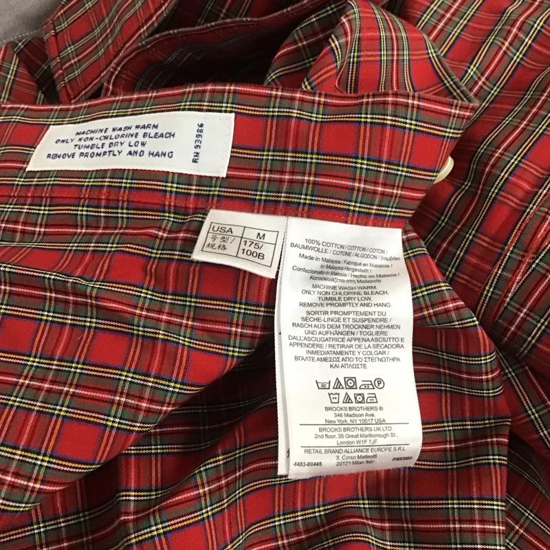 ブルックスブラザーズ BROOKS BROTHERS シャツ、ブラウス 長袖 長袖シャツ カラーシャツ ポケットシャツ 長袖カットソー チェックシャツ M チェック マルチカラー / マルチカラー /  メンズ USED 古着 中古 10112784