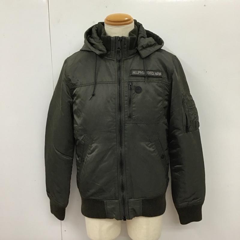 アルファインダストリー Alpha Industries ジャケット、上着 ジャケット、ブレザー TA1049-076 中綿ジャケット L ロゴ、文字 カーキ / カーキ /  メンズ USED 古着 中古 10118119