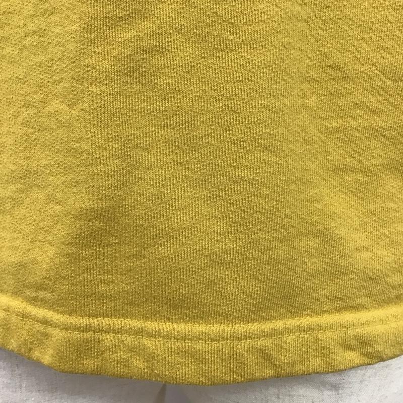 ロサンゼルスアパレル LOS ANGELES APPAREL カットソー 半袖 半袖カットソー プリントTシャツ クルーネックカットソー 無地 黄 / イエロー /  メンズ USED 古着 中古 10112978