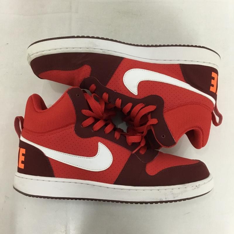 ナイキ NIKE スニーカー スニーカー 844885 600 COURT BOROUGH MID SL 27cm 27.0cm ロゴ、文字 赤 / レッド /  メンズ USED 古着 中古 10146875