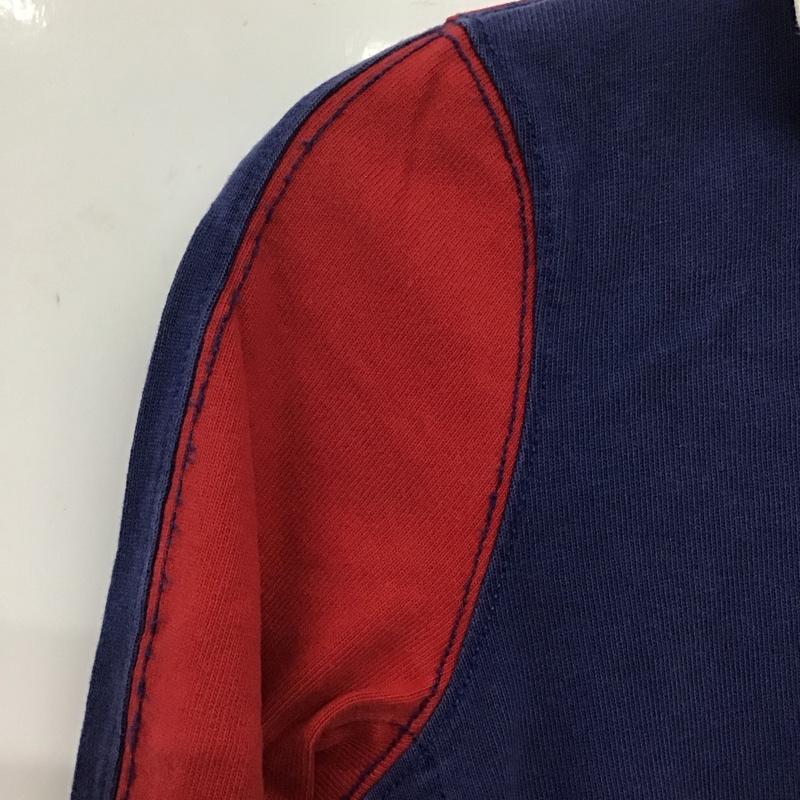 ラルフローレン ラグビー RALPH LAUREN RUGBY ポロシャツ 長袖 長袖ポロシャツ 長袖カットソー カラーシャツ S ロゴ、文字 赤 / レッド / X 紺 / ネイビー /  レディース USED 古着 中古 10132947