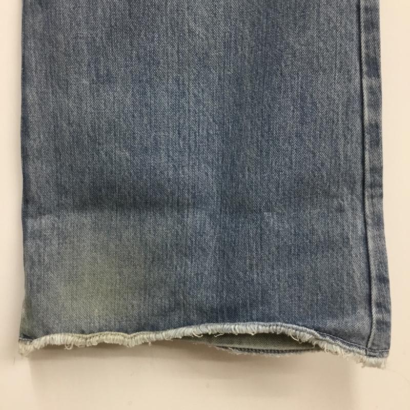 ディーゼル DIESEL パンツ デニム、ジーンズ FLAIRLEGG 0888Z ワイドパンツ W24L32 無地 青 / ブルー /  レディース USED 古着 中古 10099567