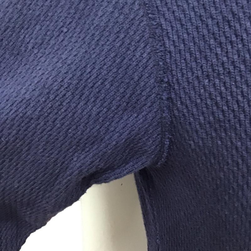 ザリアルマッコイズ THE REAL McCOY S カットソー 長袖 長袖カットソー クルーネックカットソー ロングスリーブカットソー プリントTシャツ 42 無地 紺 / ネイビー /  メンズ USED 古着 中古 10115385